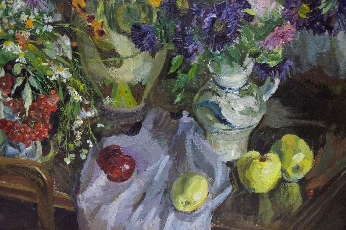 Oil painting Still life with apples Ivchenko Anatoly Avramovich - 9