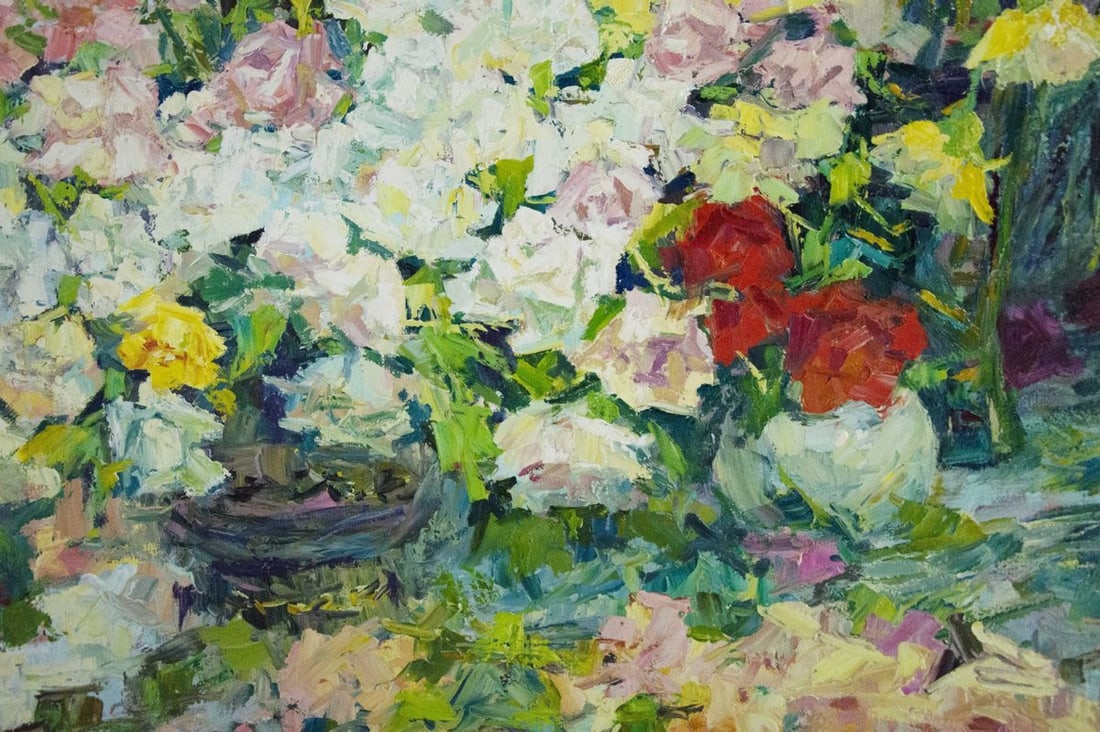 Oil painting Flower garden Artym Olga Markovna - 5
