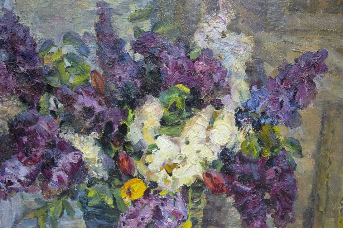 Oil painting Lilac Kolomoitsev Petr Mikhailovich - 2