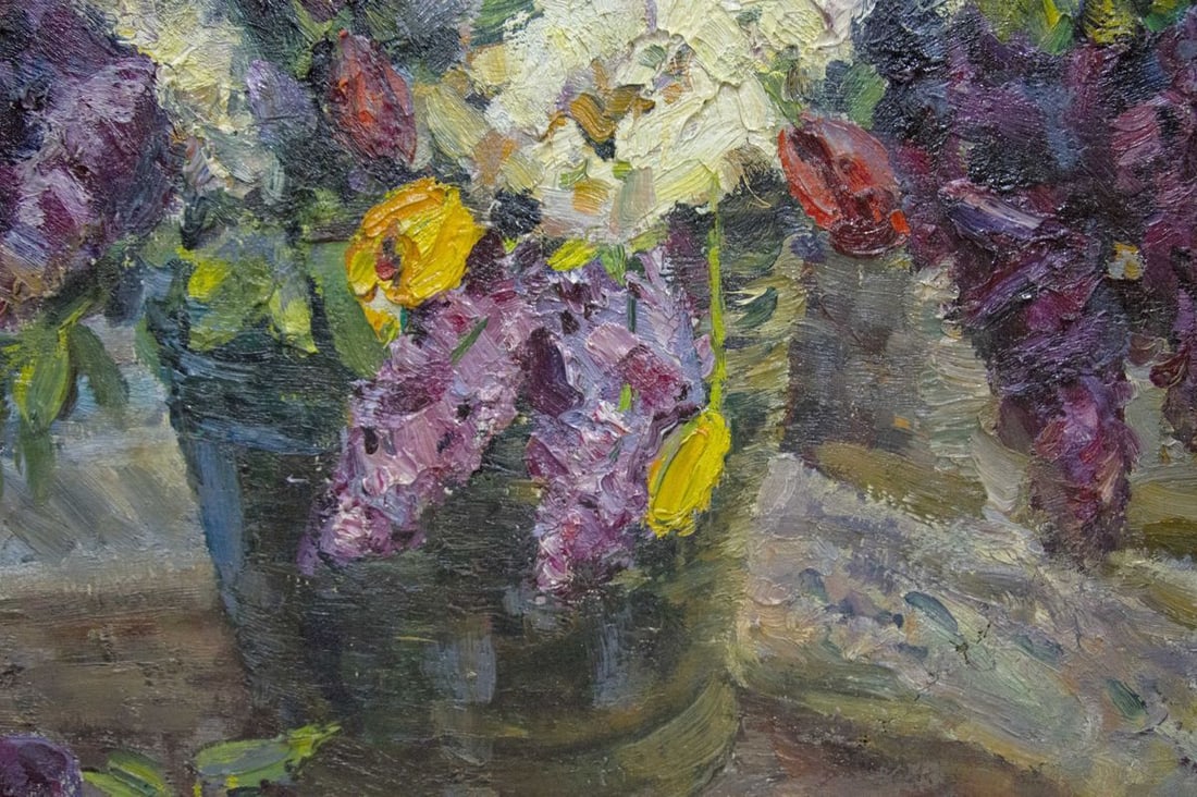 Oil painting Lilac Kolomoitsev Petr Mikhailovich - 4