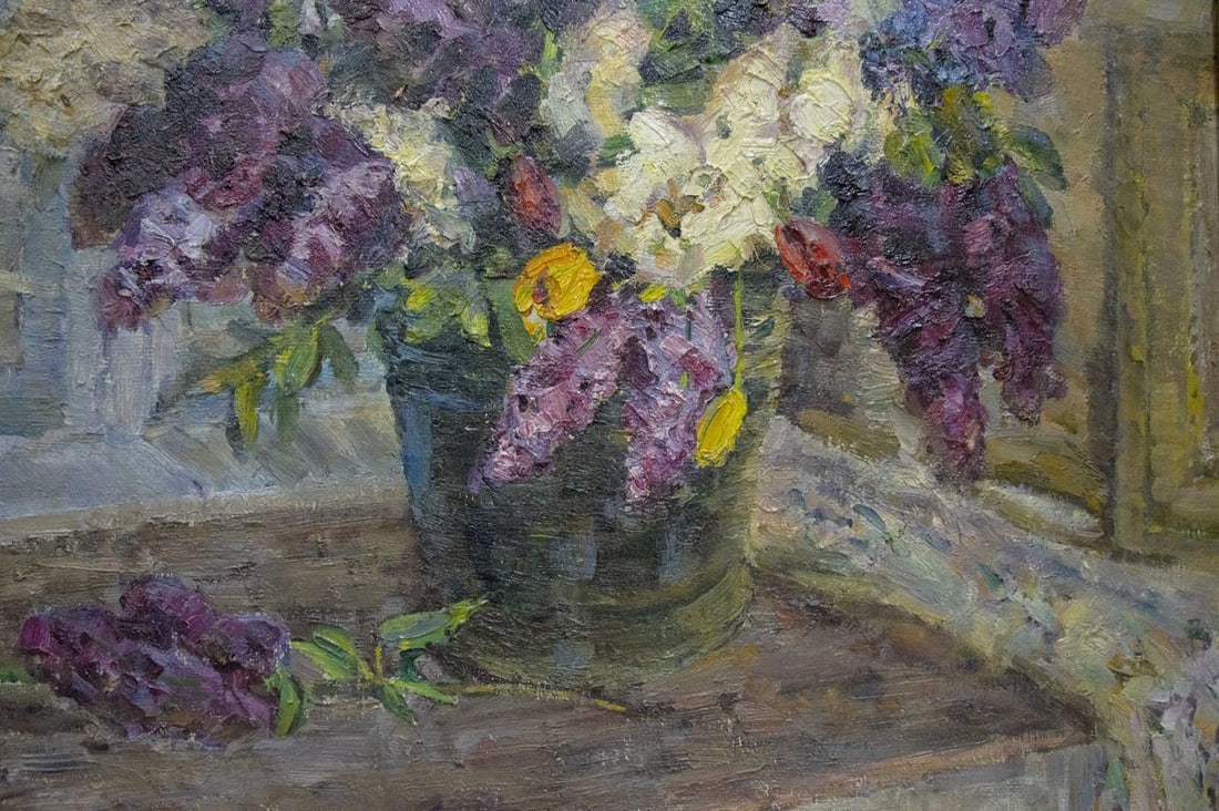Oil painting Lilac Kolomoitsev Petr Mikhailovich - 7