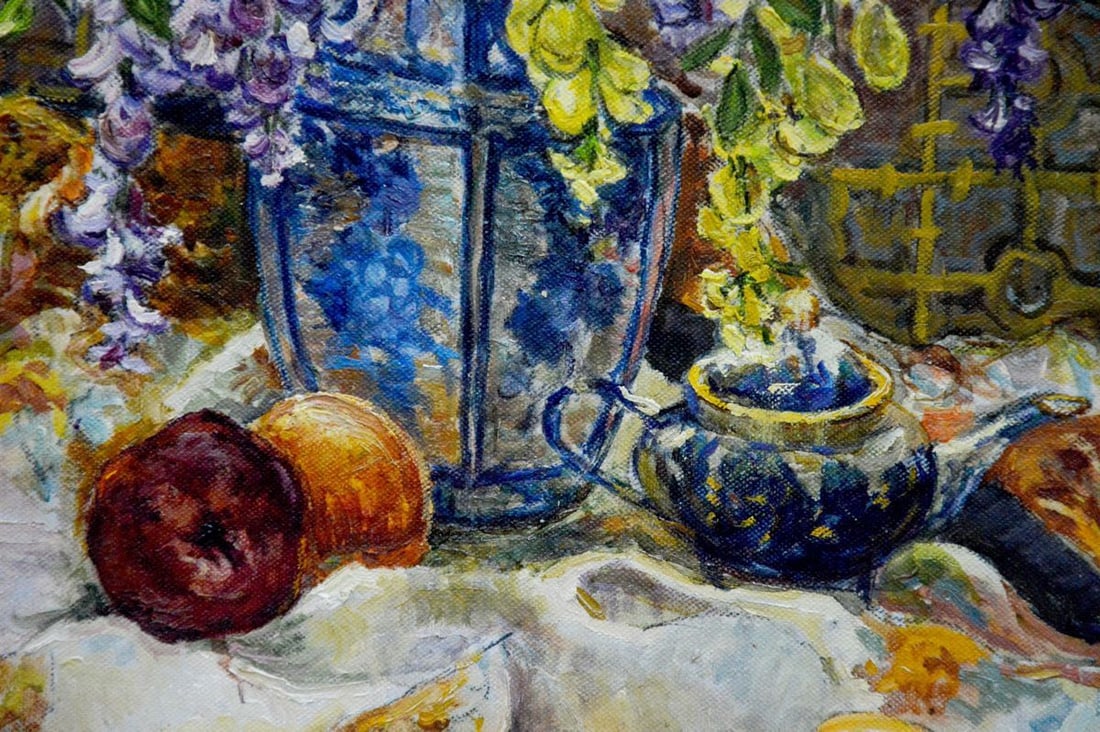 Oil painting Flowers by the window Alexander Stolyarenko - 12