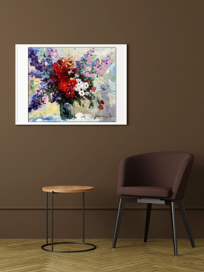 Oil painting Morning flowers Kalenyuk Oksana - 2