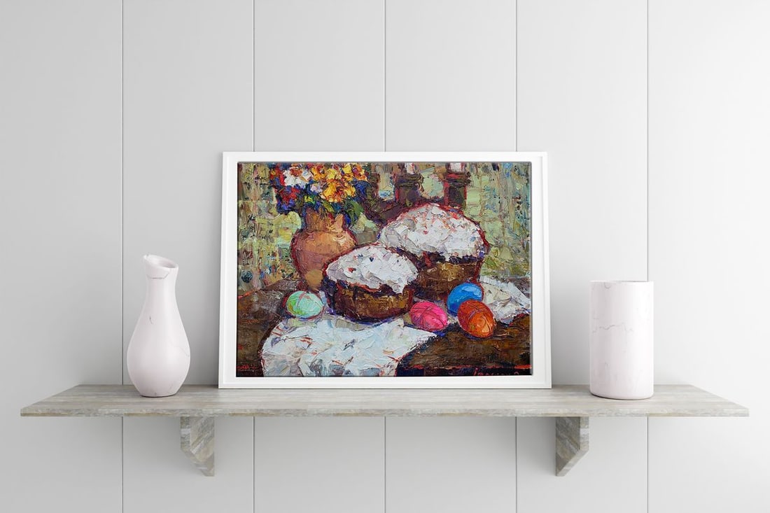 Oil painting Easter Kalenyuk Oksana - 3