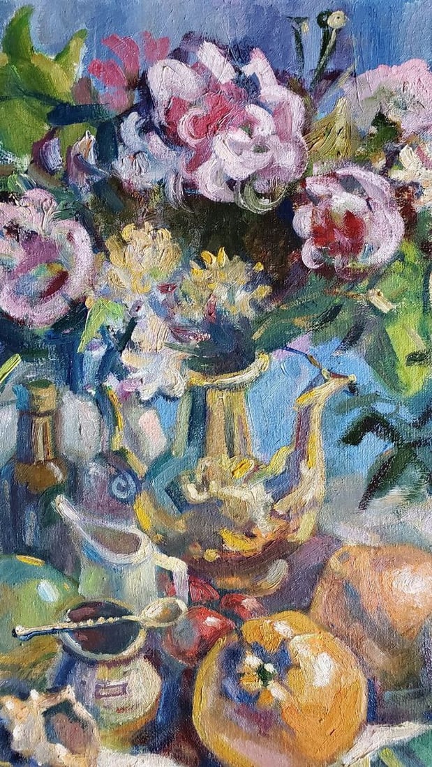 Oil painting Still life with candies Litvinov Daniil Olegovich - 5