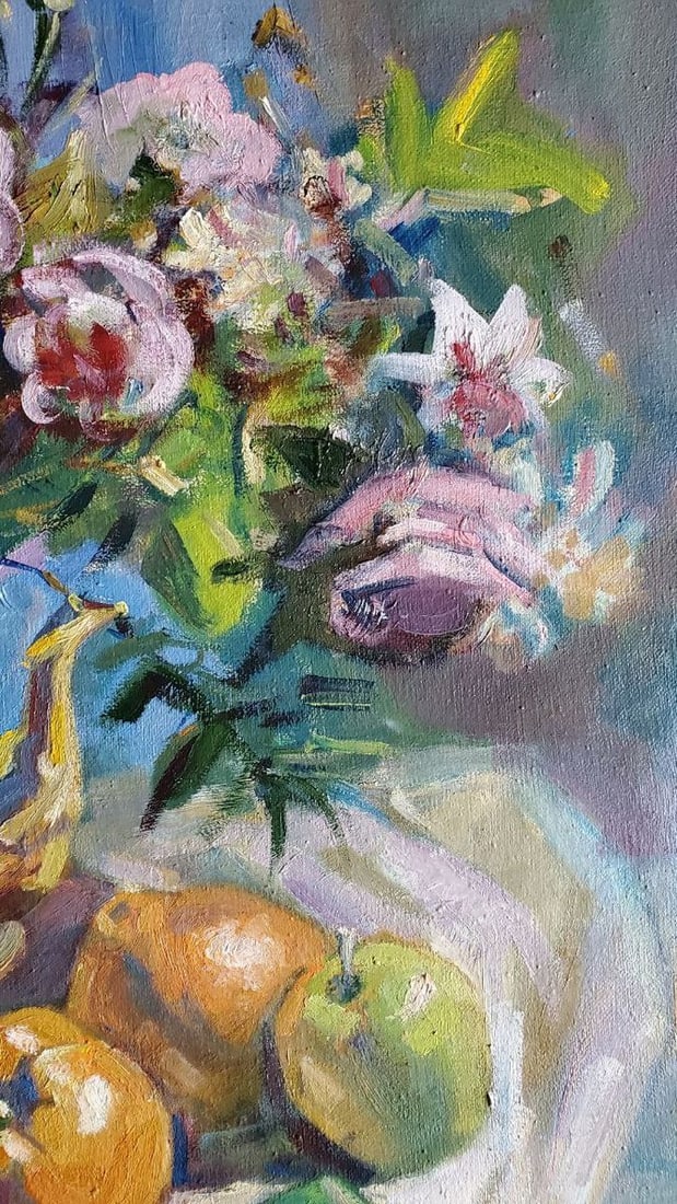 Oil painting Still life with candies Litvinov Daniil Olegovich - 6