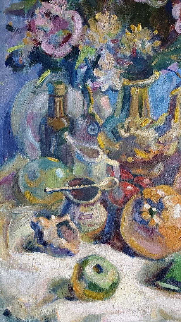 Oil painting Still life with candies Litvinov Daniil Olegovich - 7