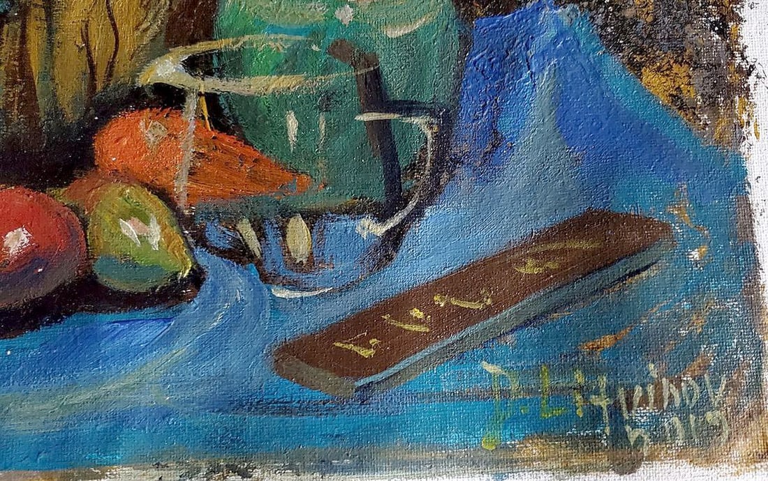 Oil painting Still life with Chinese items Litvinov Daniil Olegovich - 5