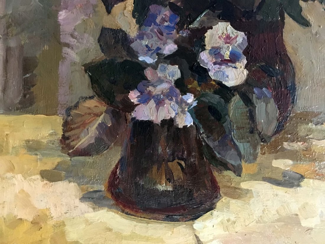 Oil painting Red roses Natalya Alexandrovna Savitskaya - 5