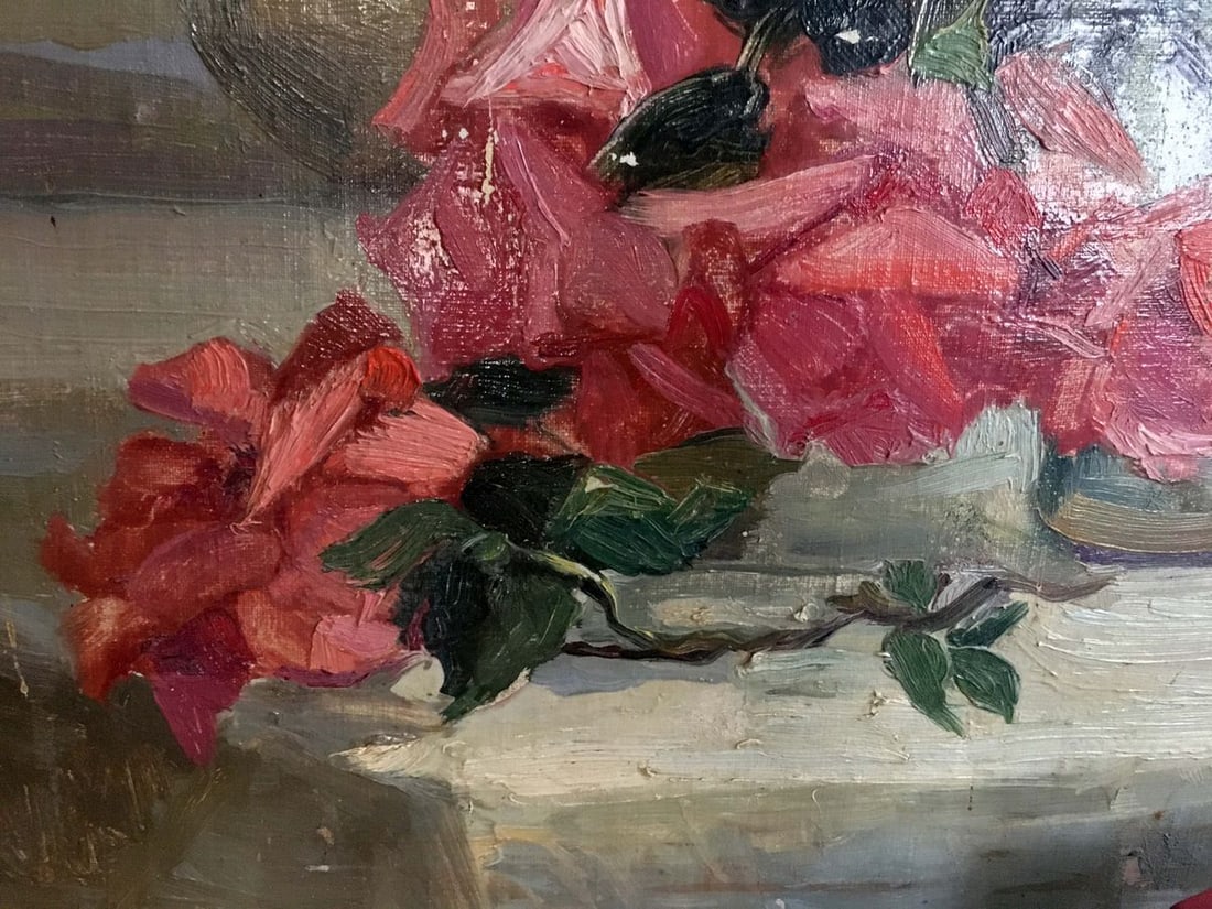 Oil painting Flowers Yakovlev B. N. - 7