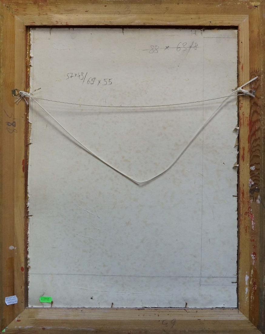 Oil painting Lilac bouquet Gantman Moses Faybovich - 6