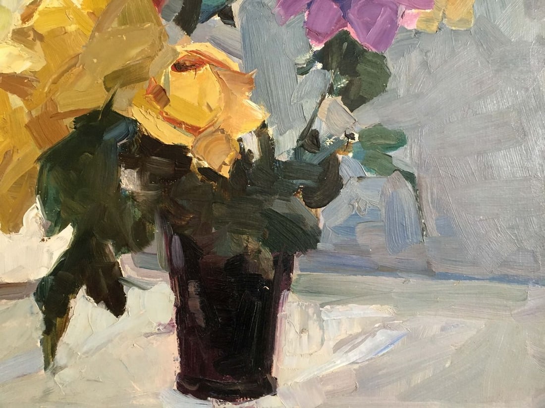 Oil painting Flowers Alishevich - 3