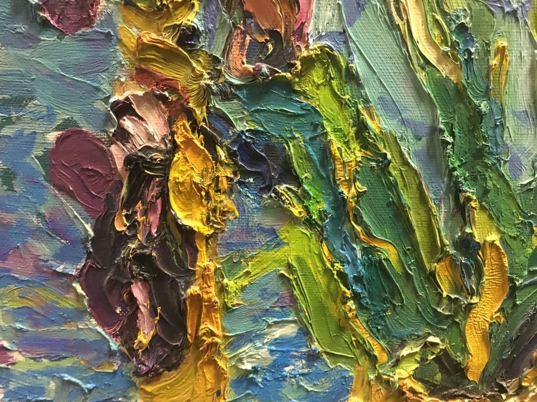 Oil painting Irises in the sun Dupliy Sergey Alexandrovich - 11