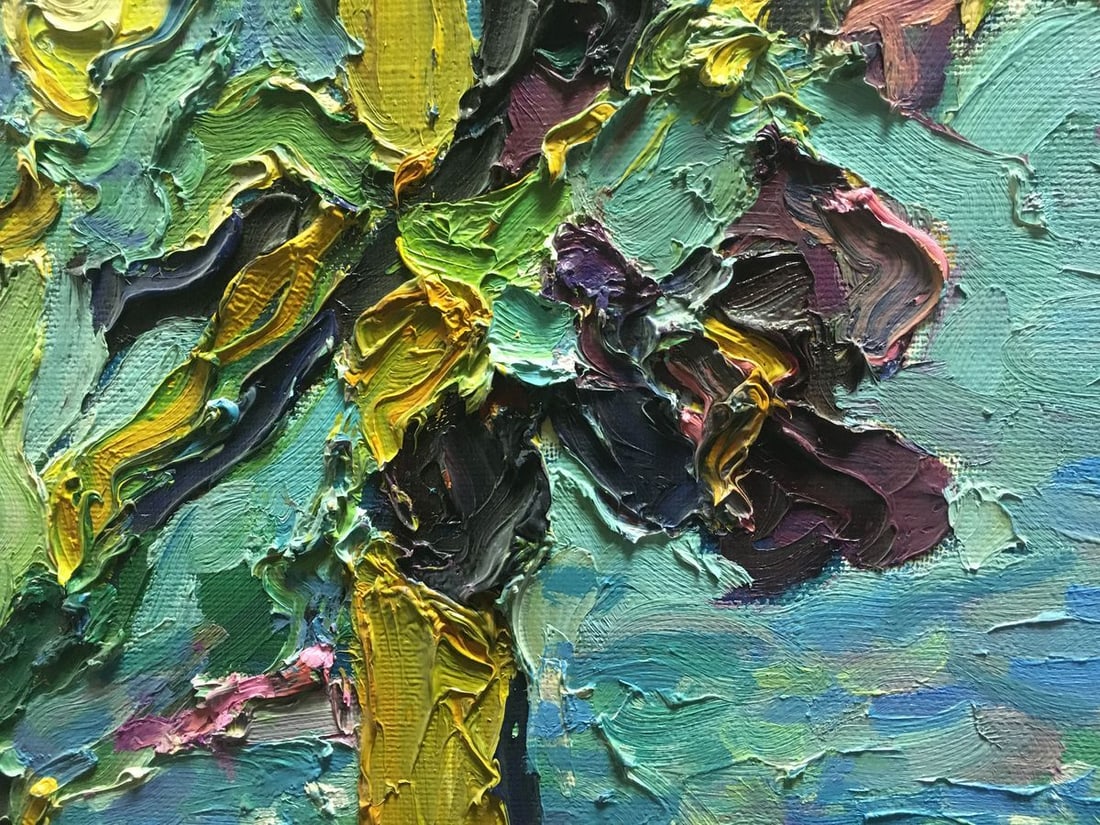 Oil painting Irises in the sun Dupliy Sergey Alexandrovich - 9