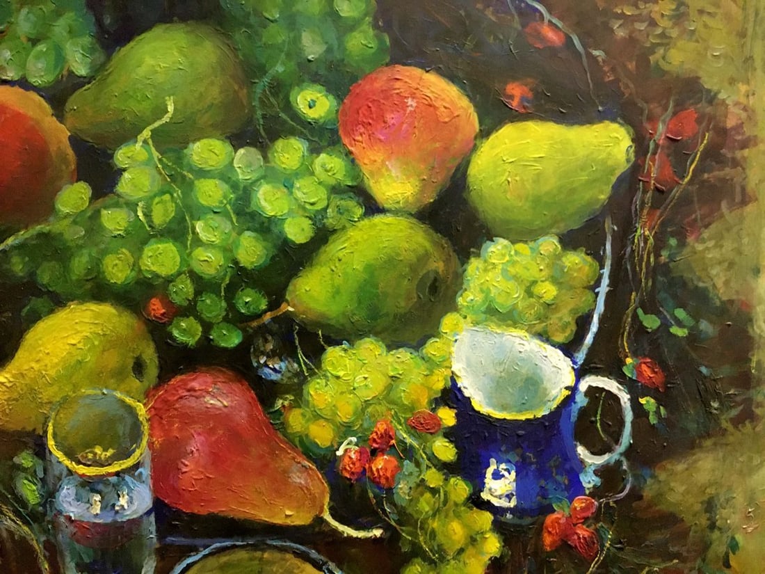 Oil painting Fruit on the table Maksimenko Nikolay Antonovich - 5