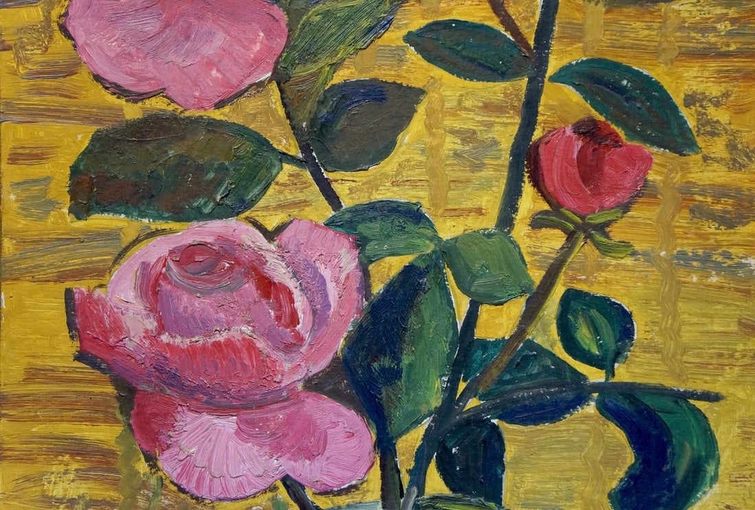 Oil painting Roses Les? - 4