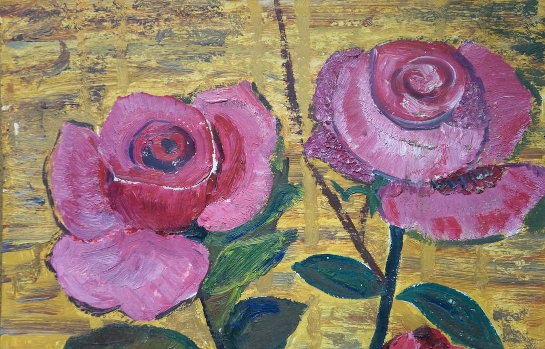 Oil painting Roses Les? - 6