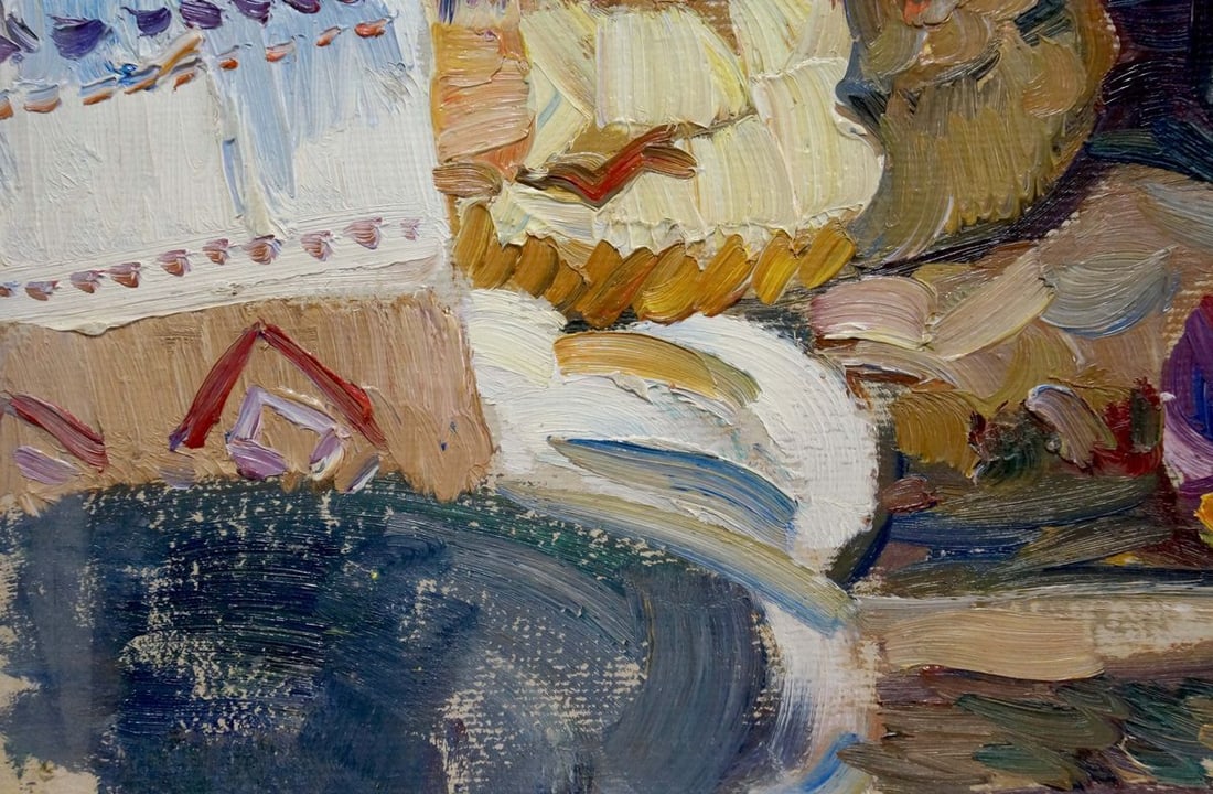 Oil painting Rural bread Zhezher Anatoly Mikhailovich - 2