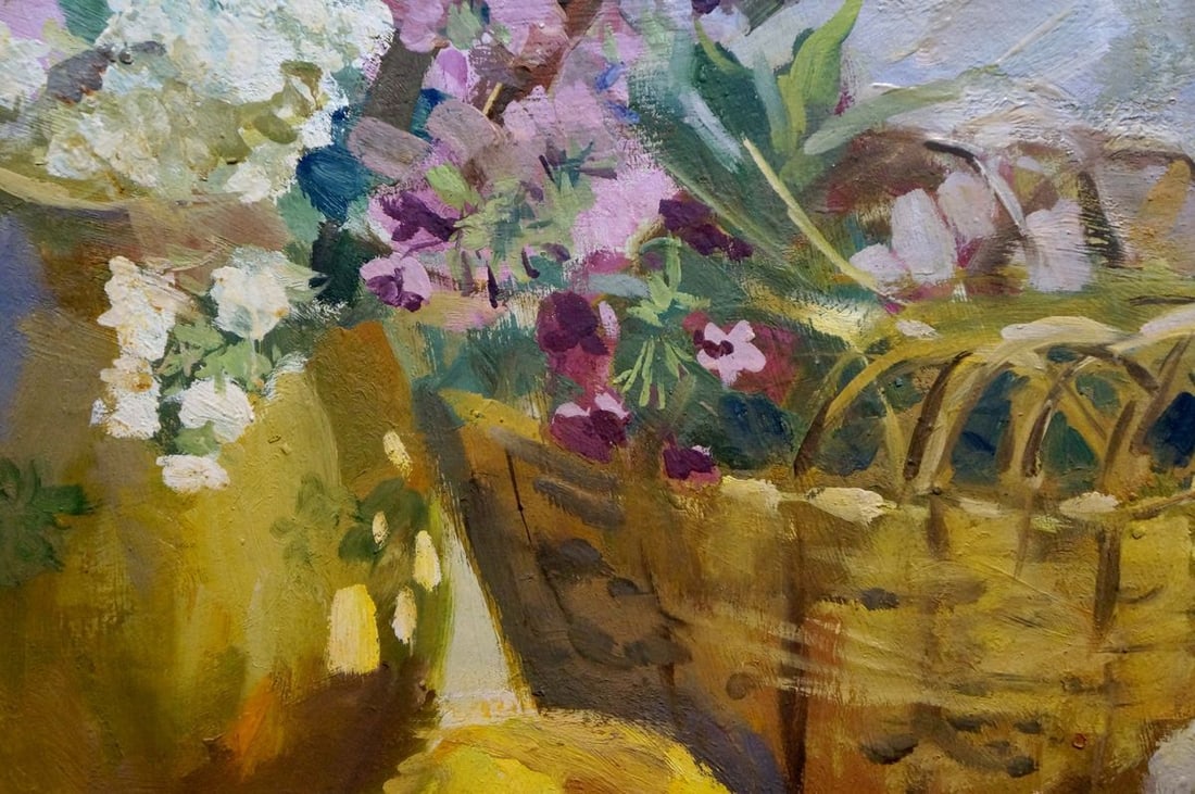 Oil painting Flowers and fruits - 6