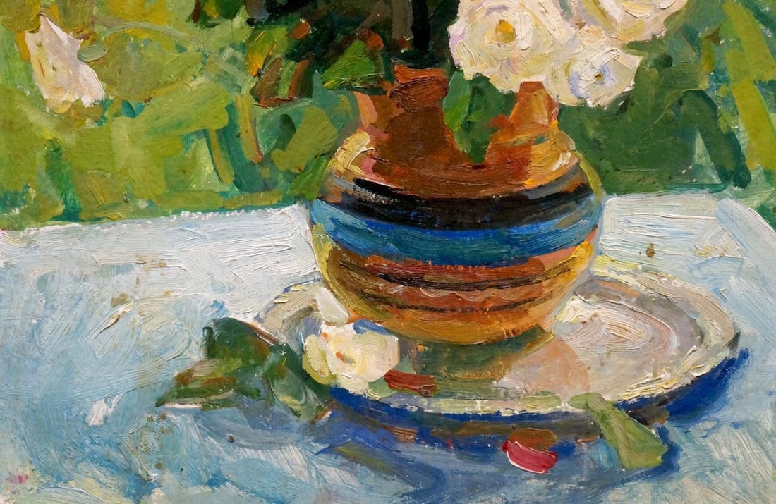 Oil painting Roses - 2