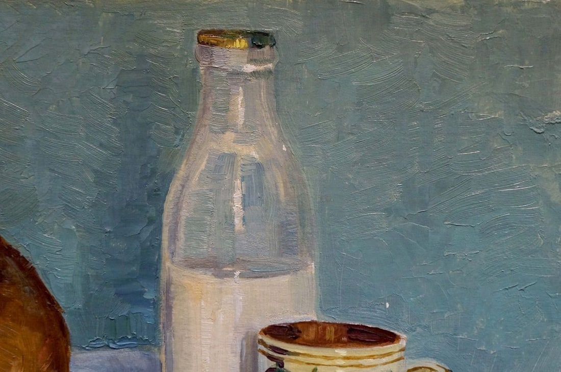 Oil painting Food on the table - 4