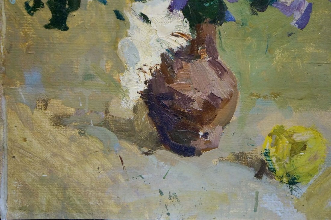 Oil painting Lilac bouquet Andrey Gennadievich Pozdeev - 2