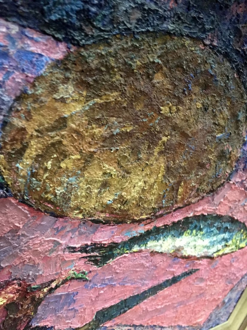 Oil painting Herring, bread and onions Turovsky Anatoly Saulovich - 9