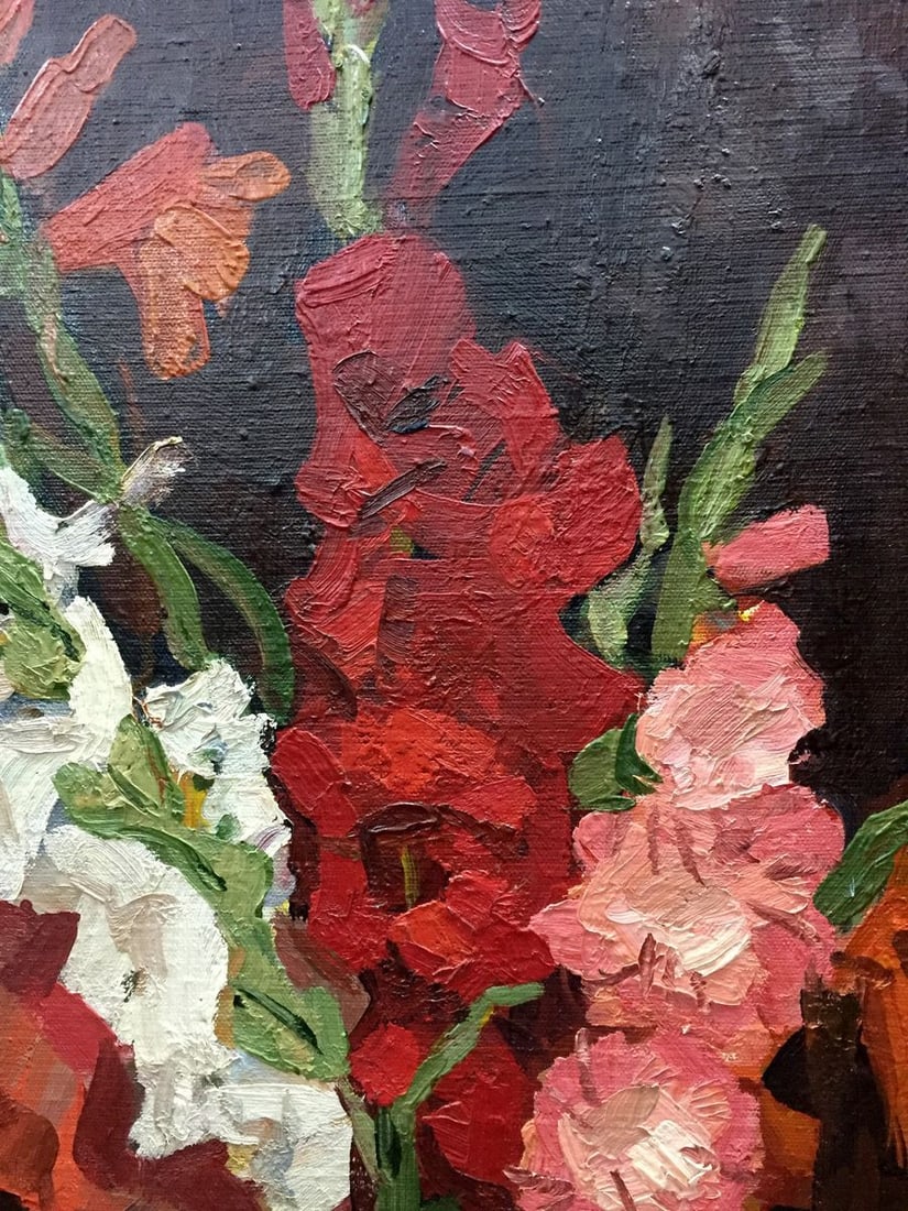 Oil painting Vase with Flowers Volsky Petr Dmitrievich - 3