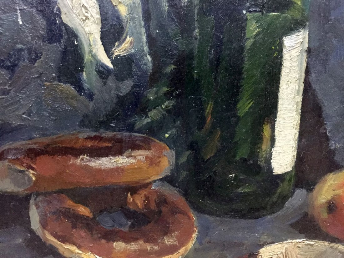 Oil painting Still life with bagels Khorov Alexander - 5