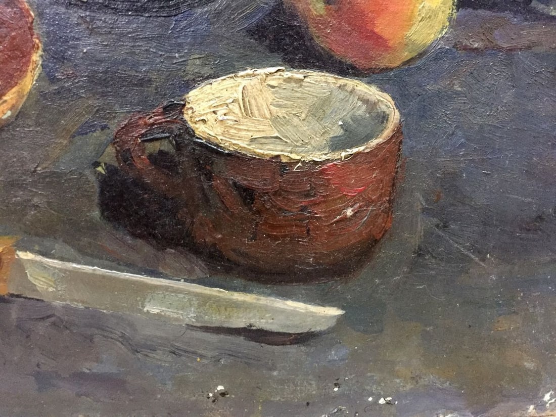 Oil painting Still life with bagels Khorov Alexander - 7