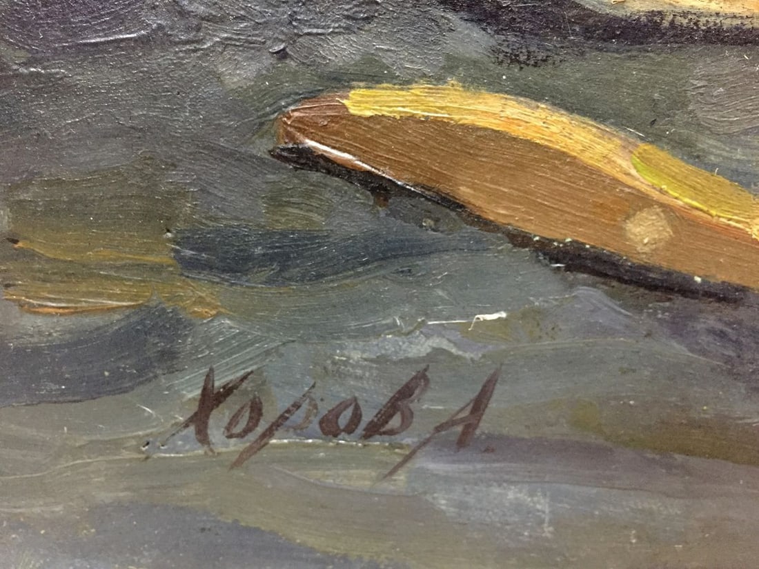 Oil painting Still life with bagels Khorov Alexander - 8