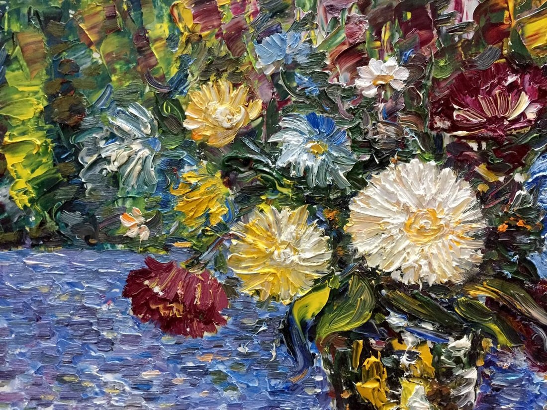 Oil painting Bouquet Andreii Dmitrievich Chegodaev - 2