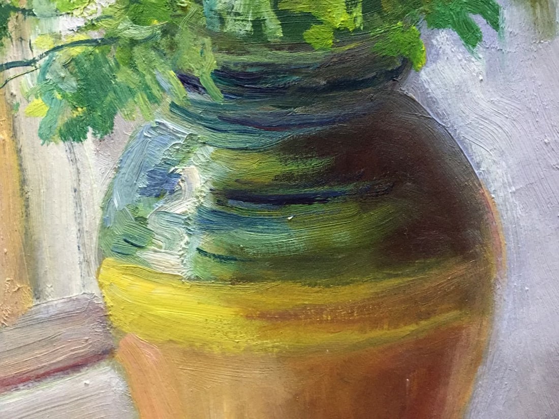 Double oil painting Daisies Pidgayko Lev Sergeevich - 6