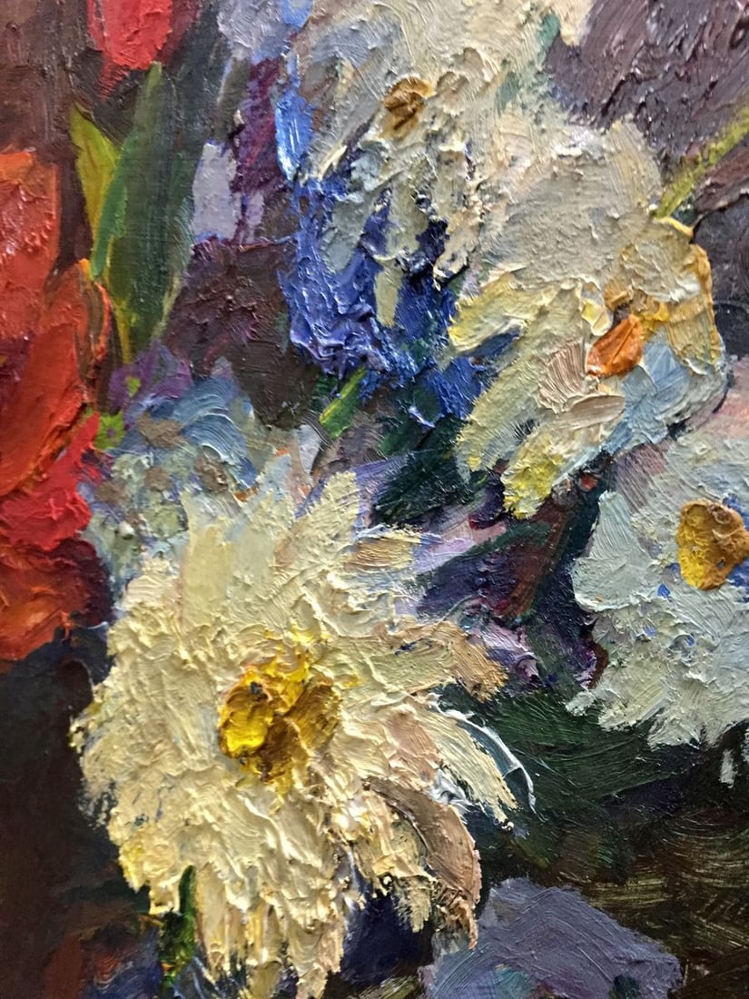 Oil painting Flowers and fruits Gantman Moses Faybovich - 9