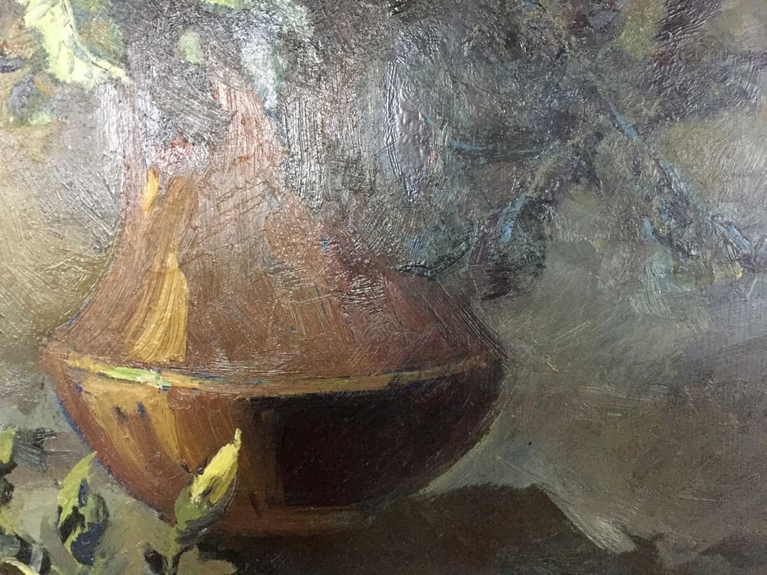 Oil painting Yellow roses Vol'shteyn Moisey L'vovich - 5