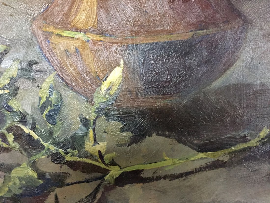 Oil painting Yellow roses Vol'shteyn Moisey L'vovich - 7