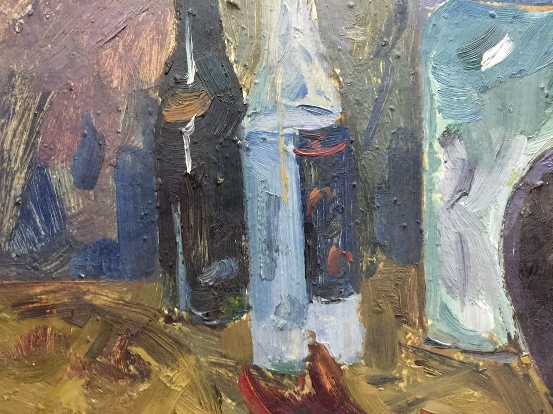 Oil painting Still life with fish Katz Adam Zakharovich - 8