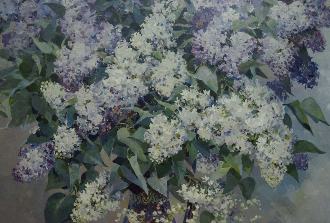 Oil painting Flowers Sidoruk Vladimir Fedorovich - 6