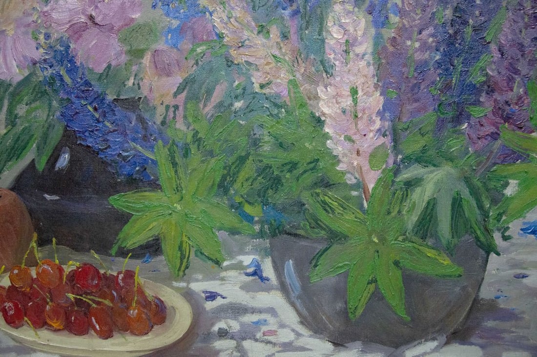 Oil painting Bouquet of autumn flowers - 6