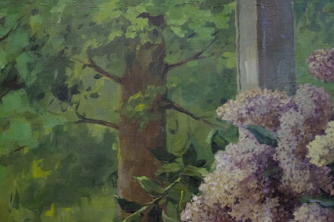 Oil painting Lilac bouquet - 2