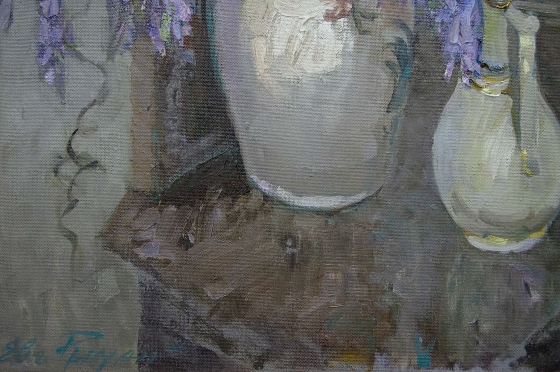 Oil painting Still Life with Wisteria Ryman Evgeny Nikolaevich - 5