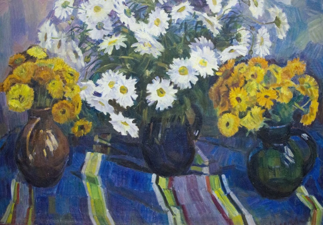 Oil painting Flowers Krymov O. - 3