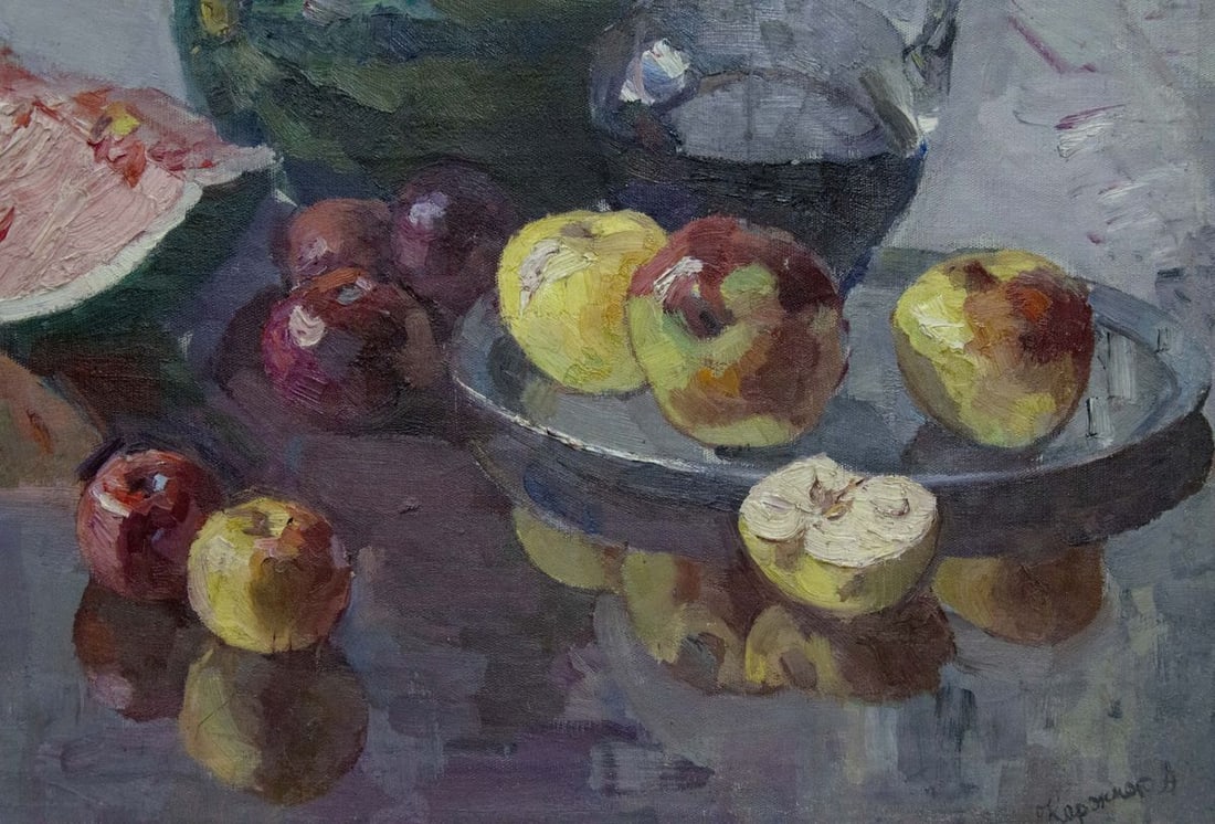Oil painting Still life with watermelon Kerzhner Alexander Haskelevich - 5