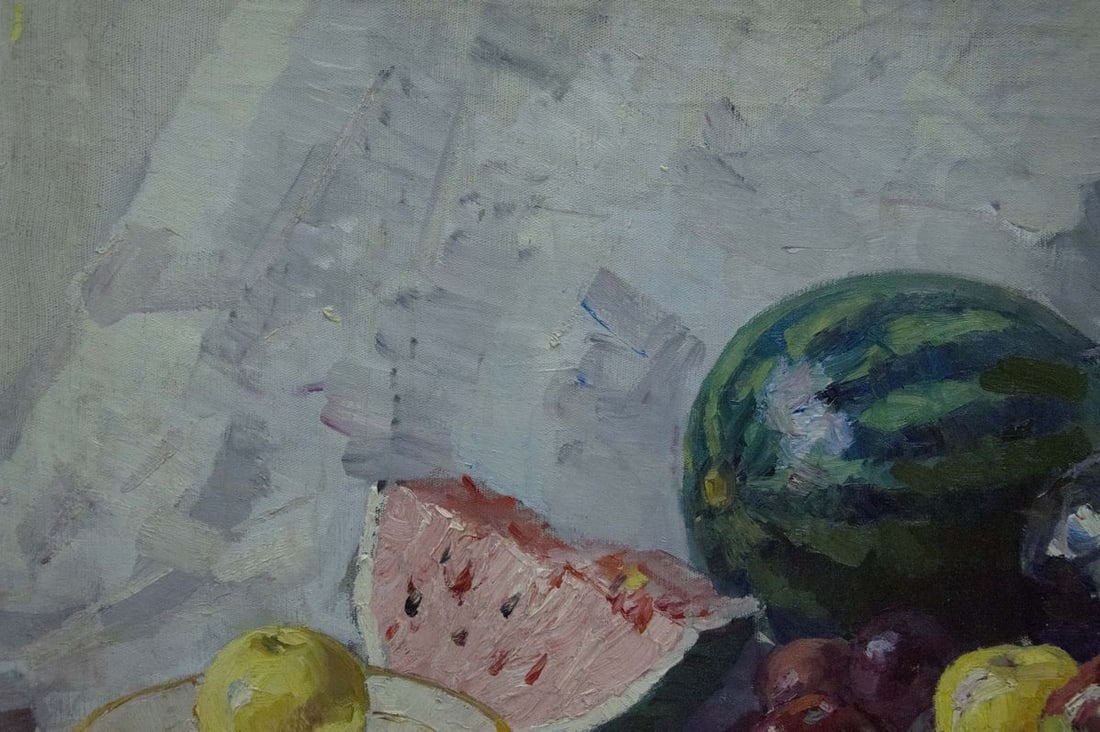 Oil painting Still life with watermelon Kerzhner Alexander Haskelevich - 6