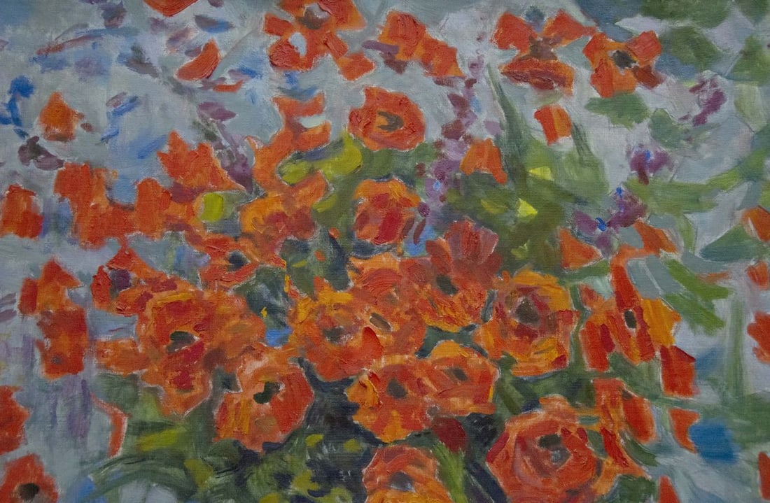 Oil painting Poppies Golub Stepan Filippovich - 4