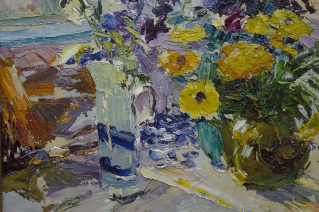 Oil painting Flowers Shapovalov Sergey Gavrilovich - 5