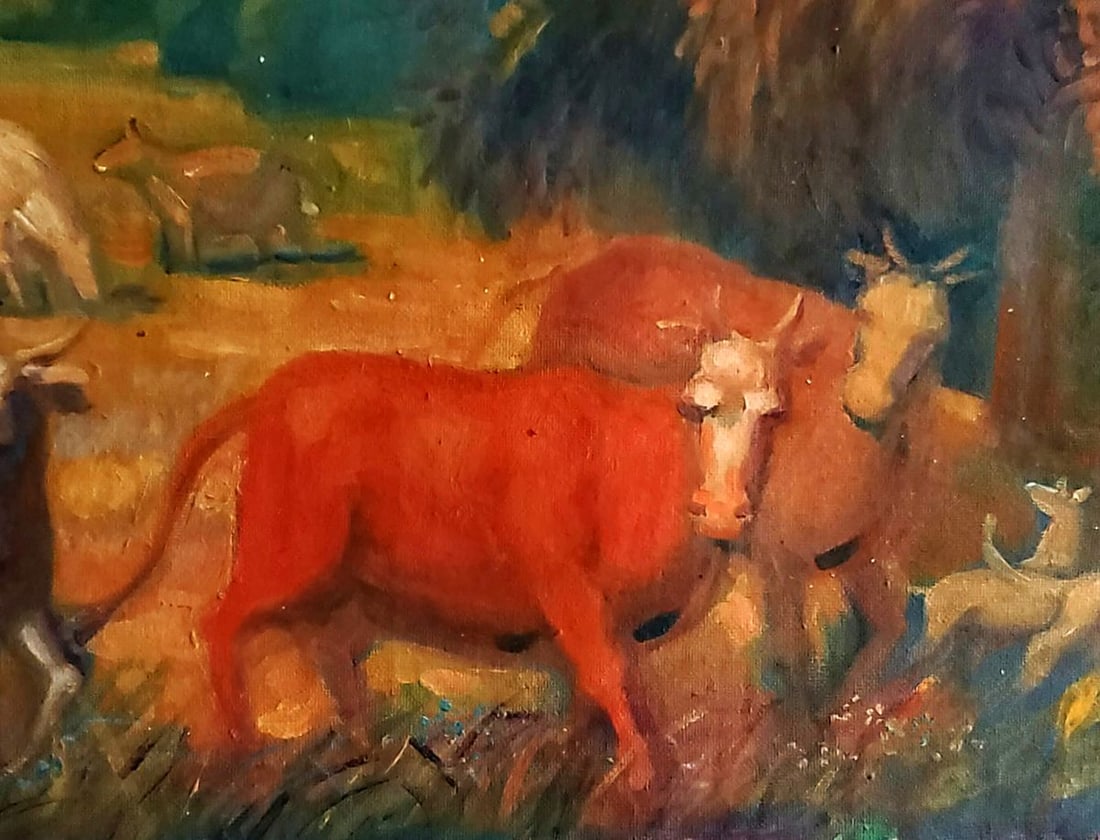 Oil painting Before the autumn shower Daniil Litvinov - 4