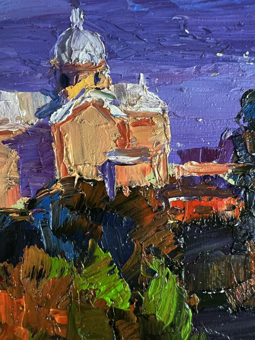 Oil painting The Distant Temple Boris Serdyuk - 8