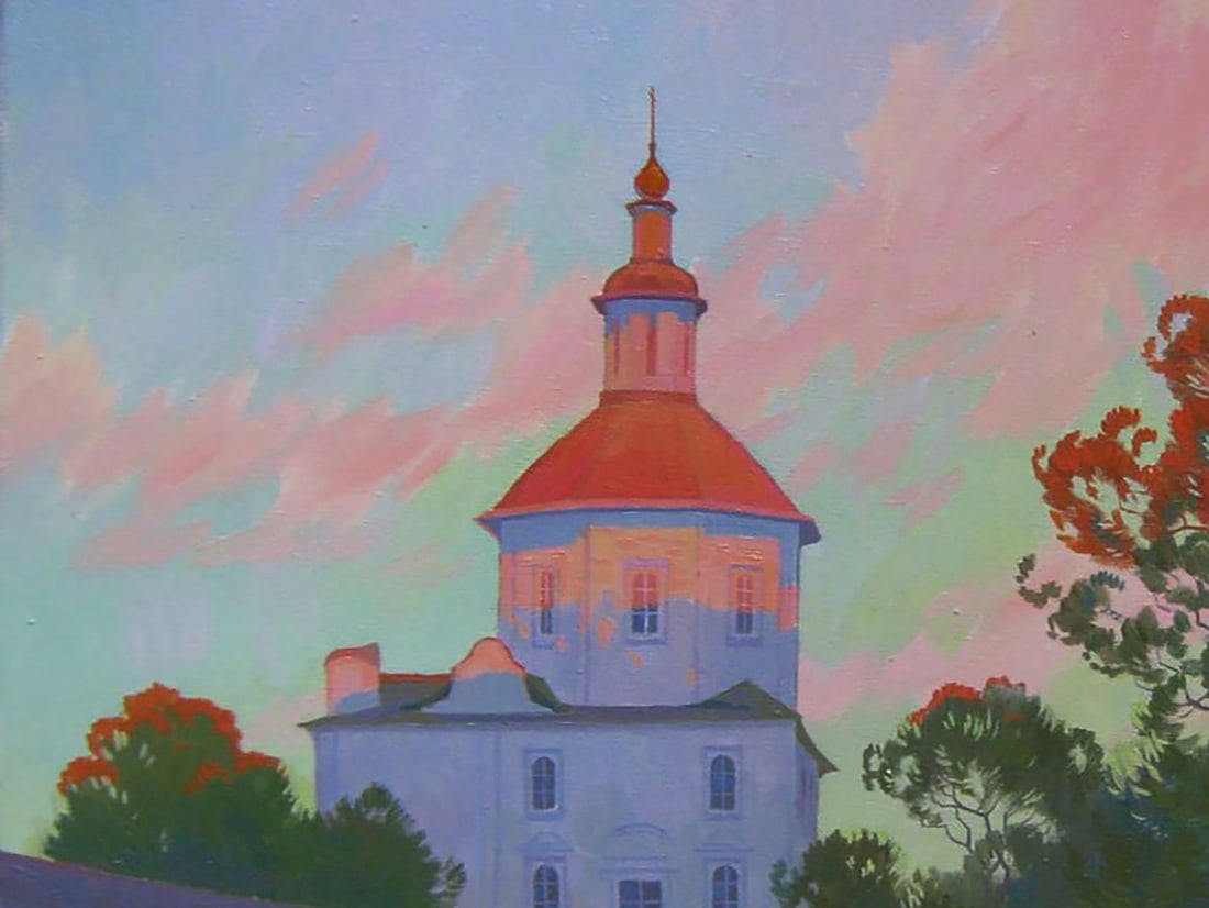 Oil painting Evening melody of bells Valery Savenets - 4