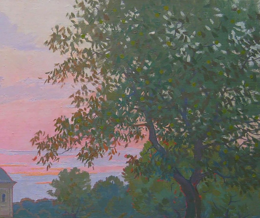 Oil painting Warm summer evening Valery Savenets - 5